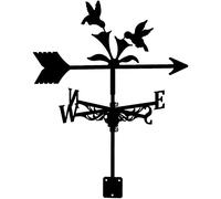 Metal Weathervane With Anti-rust Coating Stainless Steel Weather Vane for Indicating Wind Direction, Direction Measuring Tools for Outdoor Farm Yard Garden Gazebo Indicating Wind D