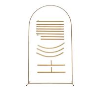 Metal Wedding Arch e - 6.6ft d Balloon Support for Party Decorations DIY Birthday & Holiday Backdrop Sturdy Metal Structure Elegant Event Decor