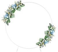 Metal Wedding Arch Frame - Balloon Circle Stand for Garden Arbours, Ideal Backdrop for Weddings, Birthdays, and Party Decorations - & Elegant Design