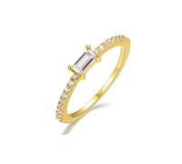 Metal Wedding Band 14K White Gold Ring Band Au585 Size P 1/2 White Princess Moissanite Stackable for Lesbian Popular