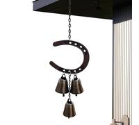 Metal Wind Chime, Rust Resistant and Fade Resistant Alloy for Compact Decoration, Rustic Decoration with Bell, for Friends, Home, Ranch, Bar, Indoor, Entrance, Wall