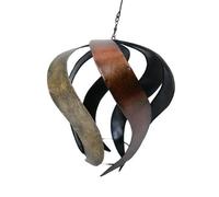Metal Wind Spinner Garden Ornament - Gold/silver/bronze