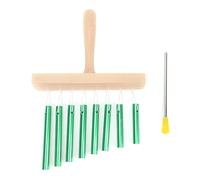 Metal Windchime Chimes Bells Hand Held With Cord Childrens Toy 1 Set Chimes 8 Tone Hand Bells With Knocker