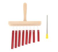 Metal Windchime Chimes Bells Hand Held With Cord Childrens Toy 1 Set Chimes 8 Tone Hand Bells With Knocker