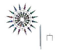 Metal Windmill, Metal Windmill,Magic Windmill,Metal Wind Spinners For Garden,Metal Stake Yard Spinners Garden Wind Catcher,Metal Wind Sculptures For Outdoor Yard Lawn & Garden Decoration