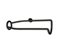Metal Wine Rack Holder Fixed to Wall for Bottle Storage Display in Bar Dining Room Restaurant Wine Cellar Rustic Industrial Look (Black)