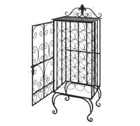 Metal Wine Storage Wine Rack Wine Stand Display Organizer 28 Bottles Iron