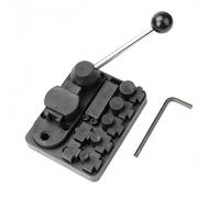 Metal Wire Bending Jig Set with Adjustable Dies, Heavy-Duty Ring Bender & Spoon Ring Bender Tool for DIY Wire Jewelry (A)