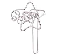 Metal Wire Chinese Ring Puzzle IQ Brain Teaser Kids Toddler Educational Toy