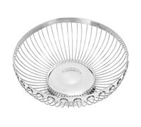 Metal Wire Fruit Bowl, Stainless Steel Fruit Basket Fruit Stand Serving Bowls Fruit Holder Countertop Fruit Basket Decorative Fruit Bowls for Kitchen Counter(Extra Large)