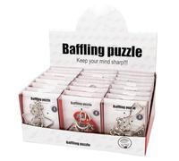 Metal Wire Puzzles Game for Adults - 24Pcs Brain Teaser IQ Puzzle, Challenging Test Logic Unlock Games for Party, Educational Toys for Kids & Adults, Christmas Cracker Fillers & Stocking Stuffers