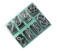 Metal Wire Puzzles Iron Link Puzzle Lock and Unlock Toy