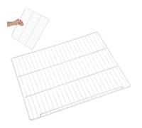 Metal Wire Refrigerator Shelf Divider Detachable Freezer Organizer | Grid Partition Design, Smooth Steel Surface, Easy Removal for Cleaning, Home Kitchens and Walk-in Coolers
