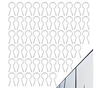 Metal Wire Ties, Chain Link Fence Ties - High Performance Fixer High Strength Galvanised Steel Fasteners, Fence Tools Wear Resistant Wire Fence Clips for Outdoor Use