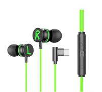 Metal Wired Type C Earphones In Ear Heavy Mobile Gaming Earphones With Controls (D, 16x6.8x1.8cm)