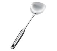 Metal Wok Spatulas Turner, Wok Spatula Turner Stainless Steel Spatula with Holes and Long Handle Wok Utensils, Kitchen Wok Tools for Cooking Frying Cooking Shovel