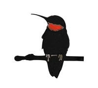 Metal Woodpecker Tree Ornaments, Backyard Hummingbird Metal Art Sculptures, Great Spotted Woodpecker, Woodpecker Gardening Country Metal Decorative, Bird Decoration For Garden Yard Patio