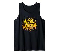 Metal Working Graffiti Street Art Tank Top