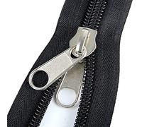 Metal Zipper,Coil Zippers,continuous zip sliders, 1pcs 8# 10# 2 Meters Big Tent Zipper Double Sided Slider Zippers For DIY Sewing Mosquito Net Zipper (Size : 10#) (Size : 8#)