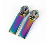 Metal Zipper Pull 10/20Pcs 3#5# Nylon Zipper Slider Garment Decor Zippers Pull Head Multiple Color Zip Heads for Bag DIY Sewing(Colored,10PCS_NO3)