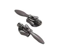 Metal Zipper Pull 10/20pcs 3# Invisible Universal Instant Fix Zipper Repair Kit Replacement for Head DIY Sewing Clothes(Color-17,20pcs)