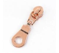Metal Zipper Pull 5/10/20/30Pcs 5# O Ring Zipper Puller for Nylon Zippers Tapes Decor Zip Sliders Wallet Bags Clothes Zips Head Repair(RoseGold03,10PCS_FORNYLON-NO5)