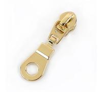 Metal Zipper Pull 5/10/20/30Pcs 5# O Ring Zipper Puller for Nylon Zippers Tapes Decor Zip Sliders Wallet Bags Clothes Zips Head Repair(LightGold02,30PCS_FORNYLON-NO5)