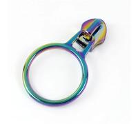 Metal Zipper Pull 5/10/20/30Pcs 5# Zipper Puller Bag Sewing Zip Slider O Ring Closures Zippers Repair Headparts Jacket Zips Head(Colorful,10PCS_FORNYLON-NO5)