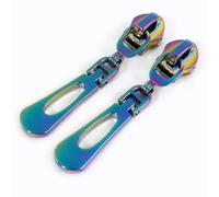 Metal Zipper Pull 5/10/20Pc Zipper Slider for 5# Nylon Zippers Tape Closure Pocket Zip Head Pull Bag Repair Kit Replacement DIY Sewing(Colorful,20PCS_FORNYLON-NO5)