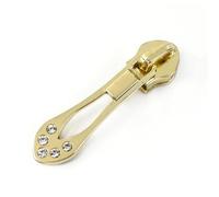 Metal Zipper Pull 5/10/20Pcs 5# Zipper Slider for Nylon Zippers Bag Clothes Jacket Zip Puller Head Decorative Sewing Repair Kits(LightGold,10PCS_NO5)