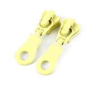 Metal Zipper Pull 5/10/20Pcs 5# Zipper Slider for Resin Zippers Tape Clothes Pencil Bag Zip Pulls Head Repair Kit DIY Replacement(Yellow,10PCS_FORRESIN-NO5)
