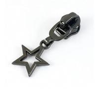 Metal Zipper Pull 5-20Pcs 5# Sewing Zipper Slider for Nylon Zips Replacement Backpack Zippers Lock Puller Bag Clothes Zip Repair Kit(Black,5PCS_FORNYLON-NO5)