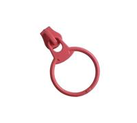 Metal Zipper Pull 50Pcs 3# 5# O Rings Zipper Slider for Resin Zip Bag Clothes Zips Head Coat Jacket Zippers Ring Puller Repair Kits Sew(Orange-No3)