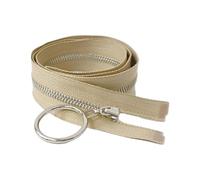 Metal Zippers for Sewing,3#,40-70cm Open-End, Zip Closure Bags Jacket, Repair Kit DIY Clothing Accessories