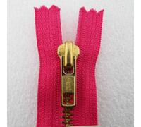 Metal Zips Trouser Brass Closed End 470D, 17 10cm Cerise Pink YKK