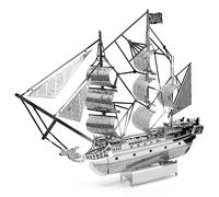 Metal Zone Pirate Boat 3D Metal Jigsaw Puzzle 3D Metal Puzzle for Adults 10 x 2 x 10cm
