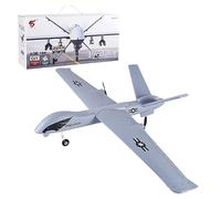 Metalakaer RC Glider Airplane, Z51 Predator Drone 2.4G 2 Channels RC Electric Fixed-wing Glider Aerospace Model, Easy to Fly RC Fighter, Aircraft for Beginners (RTF Version)