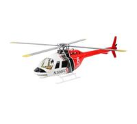 Metalakaer RC Helicopter for Adults, FLYWING Bell-206-V3 470-Class, 2.4G 6CH Military Helicopter RC Aircraft with GPS Positioning Four Flight Modes Aircraft Toy for Beginners(PNP Version)
