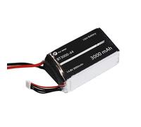 Metalakaerr 4S 3000mAh Battery with XT60 Connector for UH1-V4 Huey/Bell-206 RC Helicopter
