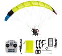 Metalakaerr RC Paraglider, 2.4G RC Electric Stunt Mini Paraglider Model with 100cm Wingspan, Nylon Fabric Remote Control Training Kites, Father Day Birthday Gift (RTF/Random Color)