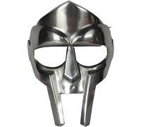 METALARTO MF Doom Mask 18 Gauge Gladiator Mad Villian Halloween Cosplay Roleplay Medieval Mask