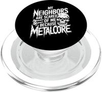 Metalcore Loverband Festival Scared Concert Metalcore PopSockets PopGrip for MagSafe