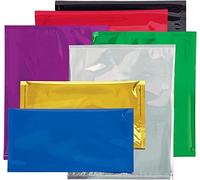 Metalic Coloured Foil Gift Bags 5 Mixed Colour Packing Bag Shiny Self Seal Quick And Easy Packing