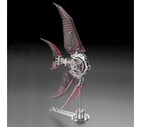 Metalkitor 3D Metal Puzzle for Adults - Angelfish Model Kit with Magnetic Control Lights - Steampunk DIY Ornament - Assembly Brain Teaser - 529 PCS(Red)