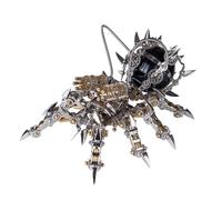 Metalkitor 3D Metal Puzzles for Adults, Tarantula Spider Bluetooth Speaker Model Kit - Steampunk DIY Ornament - Assembly Crafts Brain Teaser - Perfect Room Decor and Gift Choice (Black)