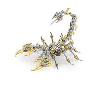 Metalkitor Scorpion 3D Metal Puzzles Kits for Adults Teens - 454 Pcs - Mechanical Assembly Models - 4 Hours to Build - Ideal for Gifts and Decorations (Golden)