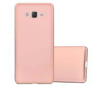 (METALL ROSÉ GOLD, Samsung Galaxy J7 2015) Cadorabo Case for Samsung Galaxy J7 2015 Cover Matt Protection Hard Case Shockproof hard case
