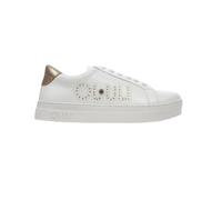 Metallic Alicia Trainers in White 4 UK