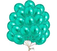 Metallic Balloons 5 Inch Green Balloons Shiny Balloon for Green Birthday Wedding Anniversary Baby Shower Decorations Pack 25 Pcs