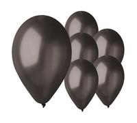 Metallic Black Bio Latex Balloons 33cm / 13 in - Pack of 50